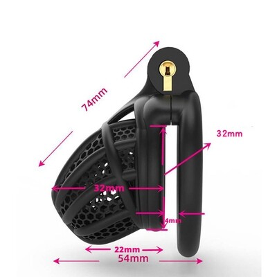 Honeycomb Bee Chastity Cage 6 Honeycomb Bee Chastity Cage - Image 6
