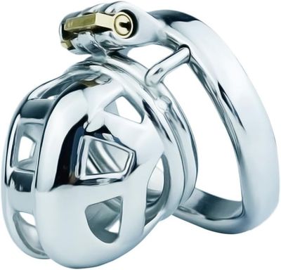 Stainless Steel Nub Cobra Chastity Cage 2 Stainless Steel Nub Cobra Chastity Cage - Image 2