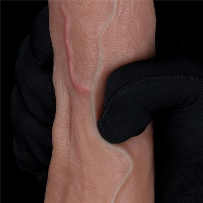 Lovetoy 8.5'' Dual Layered Silicone Cock 12 Lovetoy 8.5'' Dual Layered Silicone Cock - Image 12