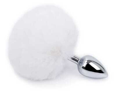 Cute Bunny Tail Metal Anal Plug 4 Cute Bunny Tail Metal Anal Plug - Image 4