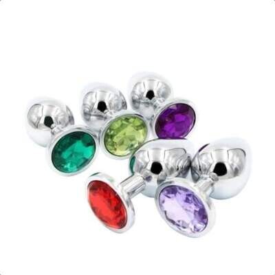 3pcs Stainless Steel Jewelry Anal Plug S+M+L 4 3pcs Stainless Steel Jewelry Anal Plug S+M+L - Image 4