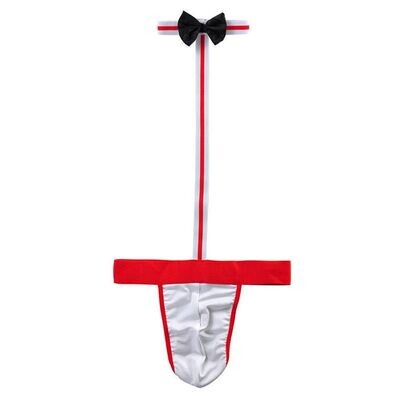 Erotic Waiter Costume Bow Tie Thong 6 Erotic Waiter Costume Bow Tie Thong - Image 6