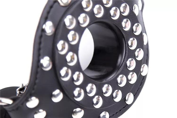 Studded Removable Plug Mouth Gag 6 Studded Removable Plug Mouth Gag - Image 6