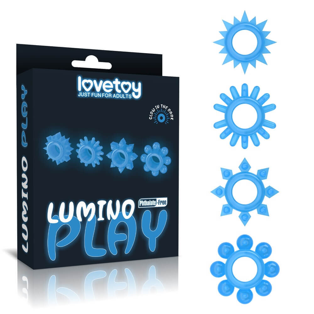 Lovetoy Lumino Play Cock Ring Set 1 Lovetoy Lumino Play Cock Ring Set