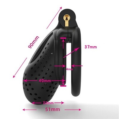 Honeycomb Bumblebee Chastity Cage 6 Honeycomb Bumblebee Chastity Cage - Image 6