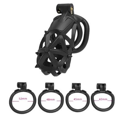 Spiked Cobra Chastity Cage Built In Lock 7 Spiked Cobra Chastity Cage Built In Lock - Image 7