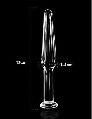 Crystal Glass Butt Plug Slim 7 Crystal Glass Butt Plug Slim - Image 7