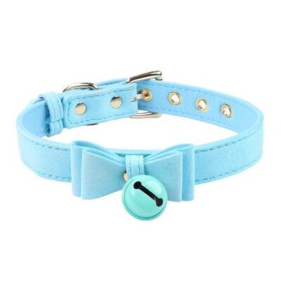 Bow & Bell Kitten Collar BDSM Slave Gear 8 Bow & Bell Kitten Collar BDSM Slave Gear - Image 8