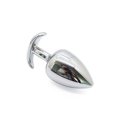 Small Stainless Steel Anchor Jewel Anal Butt Plug 7 Small Stainless Steel Anchor Jewel Anal Butt Plug - Image 7