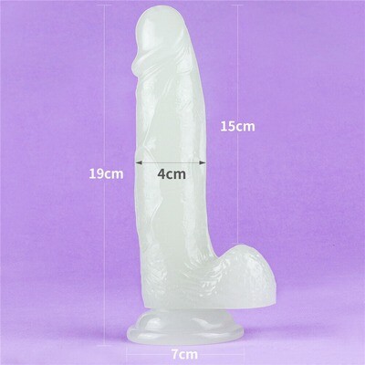 Lovetoy 7.5'' Lumino Play Dildo 3 Lovetoy 7.5'' Lumino Play Dildo - Image 3