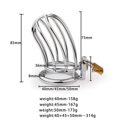 Stainless Steel Small Bird Chastity Cage 8 Stainless Steel Small Bird Chastity Cage - Image 8