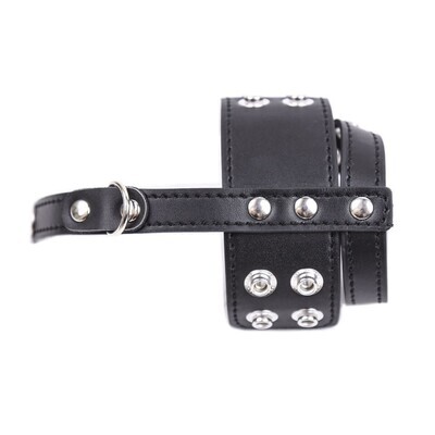 PU Leather Cock Strap and Ball Harness 7 PU Leather Cock Strap and Ball Harness - Image 7