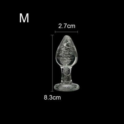 Glass Glow In The Dark Butt Plug Anal Sex Toy 8 Glass Glow In The Dark Butt Plug Anal Sex Toy - Image 8