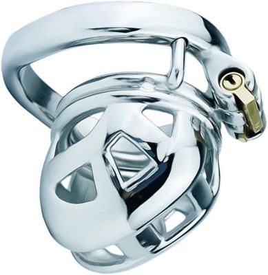 Stainless Steel Nub Cobra Chastity Cage 7 Stainless Steel Nub Cobra Chastity Cage - Image 7