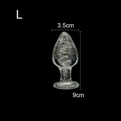 Glass Glow In The Dark Butt Plug Anal Sex Toy 9 Glass Glow In The Dark Butt Plug Anal Sex Toy - Image 9