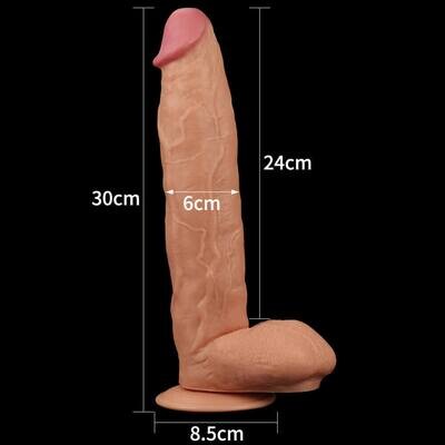 Lovetoy 11" Legendary King Sized Realistic Dildo 9 Lovetoy 11" Legendary King Sized Realistic Dildo - Image 9