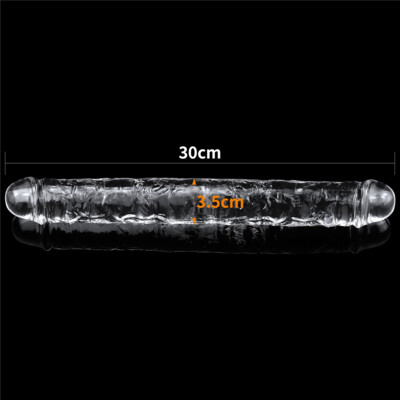 Lovetoy Flawless 12'' Clear Double Dildo 9 Lovetoy Flawless 12'' Clear Double Dildo - Image 9