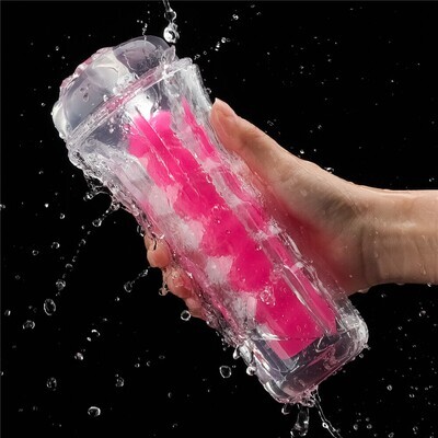 Lovetoy Lumino Play Pink Glow Cup Masturbator 6 Lovetoy Lumino Play Pink Glow Cup Masturbator - Image 6