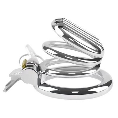 Jail Bars Stainless Steel Chastity Cage 8 Jail Bars Stainless Steel Chastity Cage - Image 8