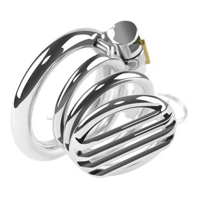 Jail Bars Stainless Steel Chastity Cage 9 Jail Bars Stainless Steel Chastity Cage - Image 9