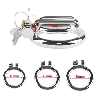 Jail Bars Stainless Steel Chastity Cage 10 Jail Bars Stainless Steel Chastity Cage - Image 10