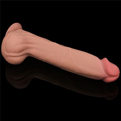 Lovetoy 14'' King Sized Sliding Skin Dual Layer Dildo 6 Lovetoy 14'' King Sized Sliding Skin Dual Layer Dildo - Image 6