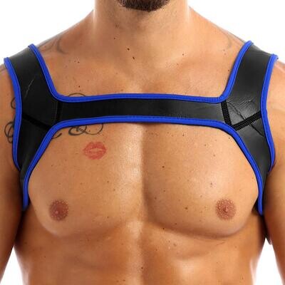 Fetish Play Neoprene Bulldog Style BDSM Chest Harness 4 Fetish Play Neoprene Bulldog Style BDSM Chest Harness - Image 4