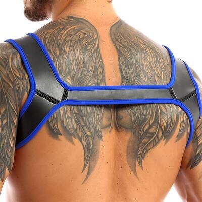 Fetish Play Neoprene Bulldog Style BDSM Chest Harness 5 Fetish Play Neoprene Bulldog Style BDSM Chest Harness - Image 5