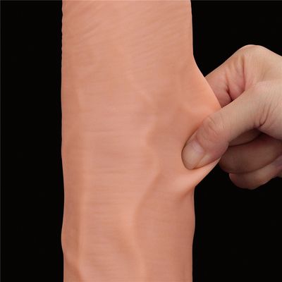 Lovetoy 14'' King Sized Sliding Skin Dual Layer Dildo 13 Lovetoy 14'' King Sized Sliding Skin Dual Layer Dildo - Image 13