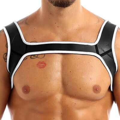 Fetish Play Neoprene Bulldog Style BDSM Chest Harness 15 Fetish Play Neoprene Bulldog Style BDSM Chest Harness - Image 15